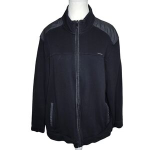 Calvin Klein Black Full Zip Sports Jacket Size XL